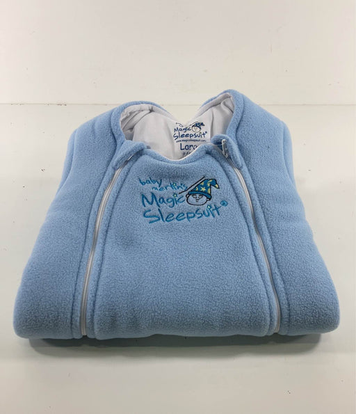 secondhand Baby Merlin's Magic Sleepsuit, Large 6-9 Months, Fleece, Blue-HIDDEN WRONG ITEM