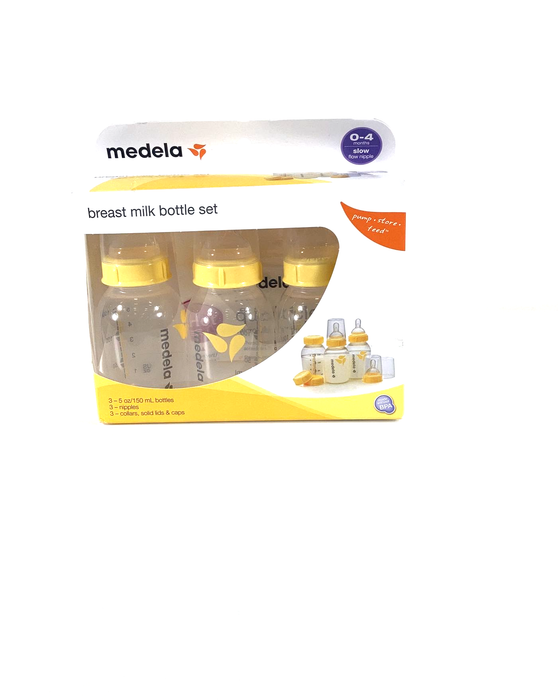 used Medela Breastmilk Bottle Set