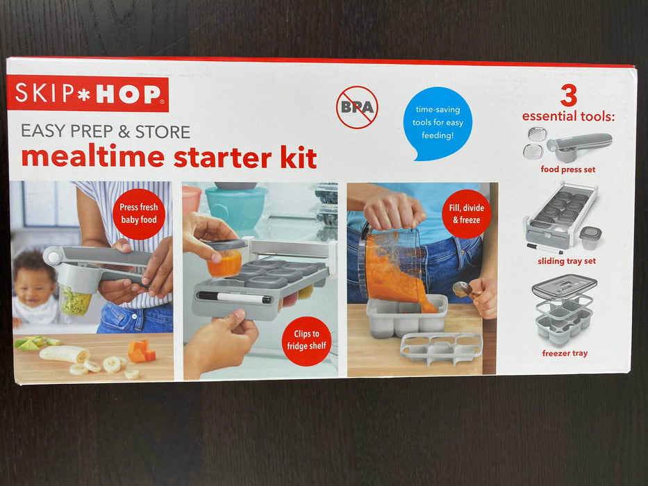 used Skip Hop Easy Prep & Store Mealtime Starter Kit