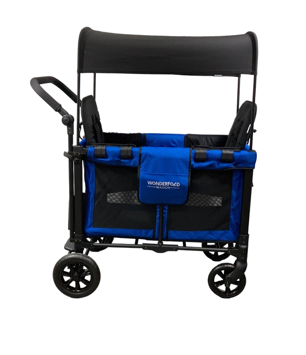 secondhand Wonderfold W2 Original Multifunctional Double Stroller Wagon, 2022, Blue