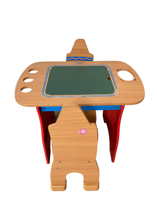 secondhand Crayola Wooden Table And Chairs