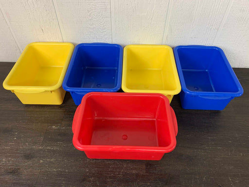 used BUNDLE Plastic Storage Bins