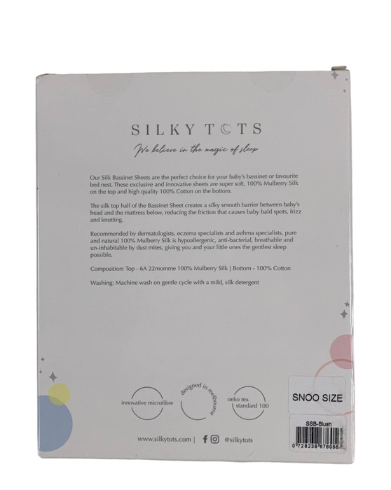 secondhand Silky Tots Silk Snoo Sheet, Blush