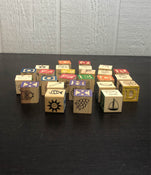 secondhand BUNDLE Wooden Alphabet Blocks