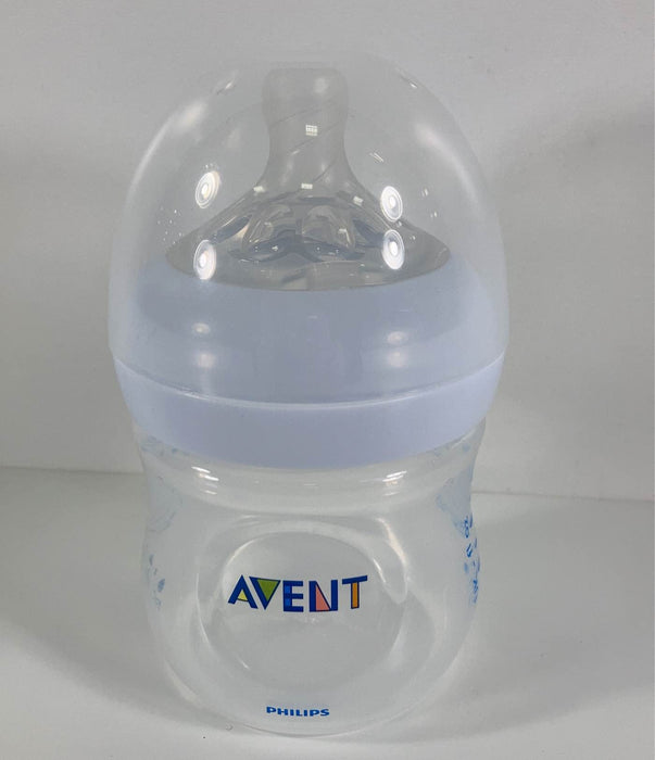 used Philips Avent Natural Baby Bottles, 4oz, 1-Pack, Clear