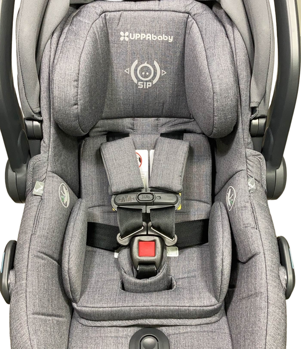 UPPAbaby MESA V2 Infant Car Seat, 2023, Greyson (Charcoal Melange Merino Wool)