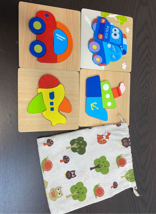 used BUNDLE Wooden Puzzles