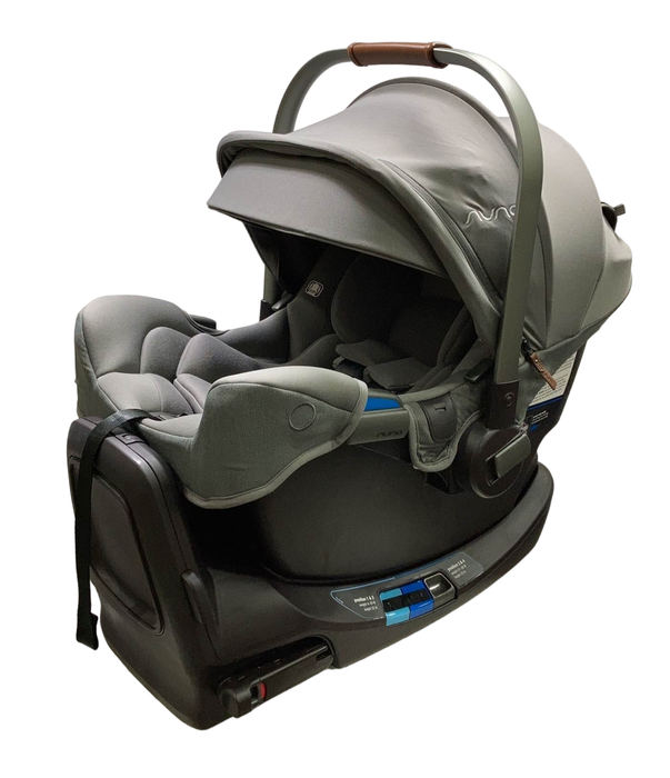 used Nuna PIPA rx Infant Car Seat with RELX Base, 2022, Granite