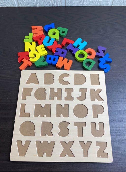 used Shanghai Toys Wooden Alphabet Puzzle