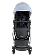 secondhand Mockingbird Single to Double Stroller, 2023, Silver with Black Leather, Windowpane, Sky