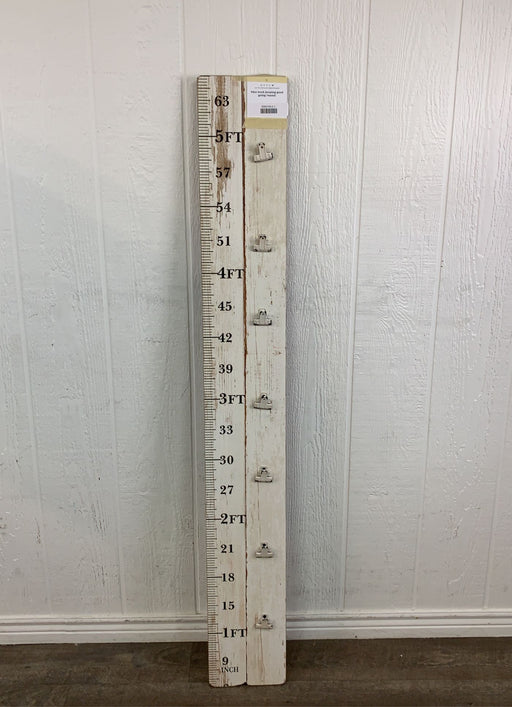 used Growth Chart, Wooden Ruler