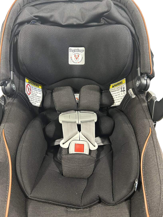 secondhand Peg Perego Primo Viaggio 4-35 Infant Car Seat, 2018, Agio Black Pearl