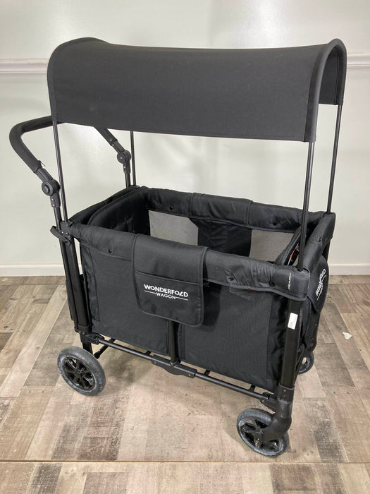 used Wonderfold W2 Original Multifunctional Double Stroller Wagon, 2022, Black