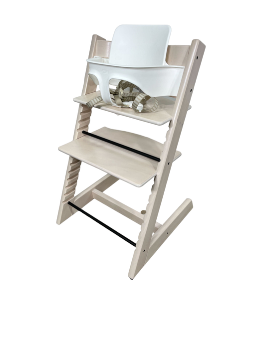 Stokke Tripp Trapp Complete High Chair, Whitewash, Nordic Grey