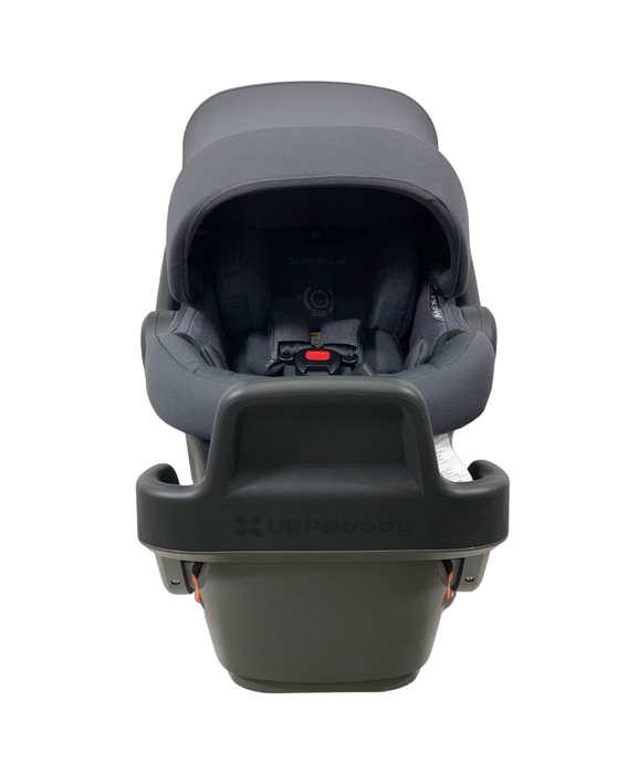 secondhand UPPAbaby MESA MAX Infant Car Seat and Base, PureTech Greyson, 2023