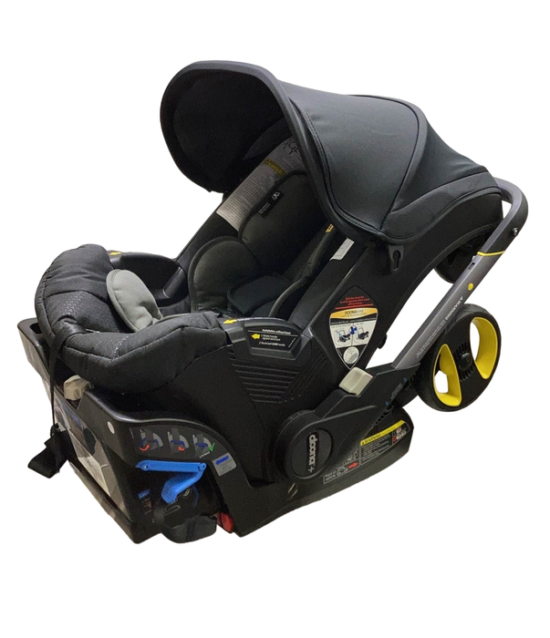 used Doona Infant Car Seat & Stroller Combo, Nitro Black, 2023