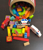 used Hape Wooden Block City Set