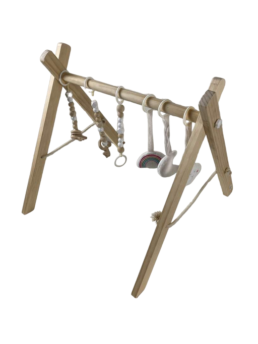 used Poppyseed Play Wooden Baby Gym