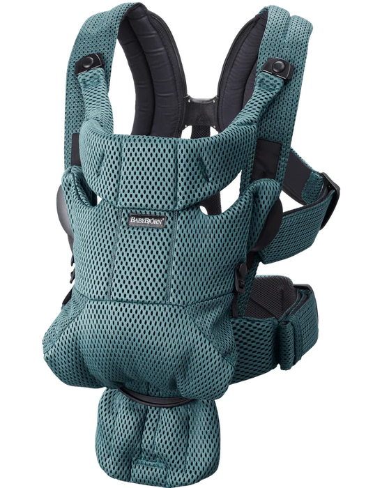 used BabyBjorn Baby Carrier Free, Sage Green 3D Mesh