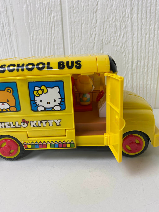 secondhand Hello Kitty Deluxe School Bus Playset