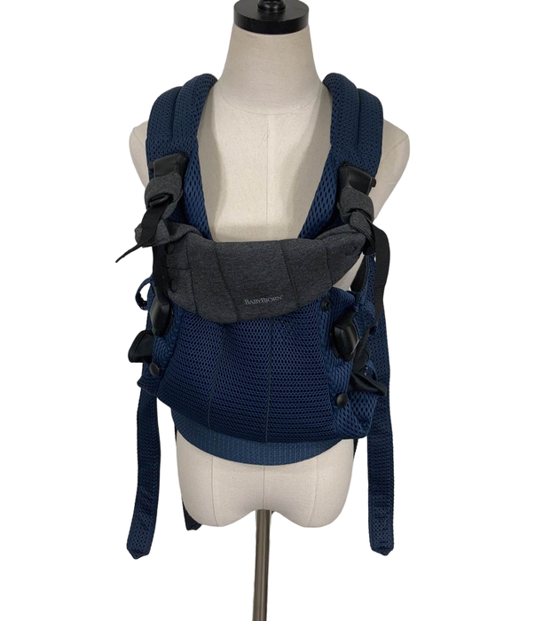 used BabyBjorn Baby Carrier Harmony, Navy Blue