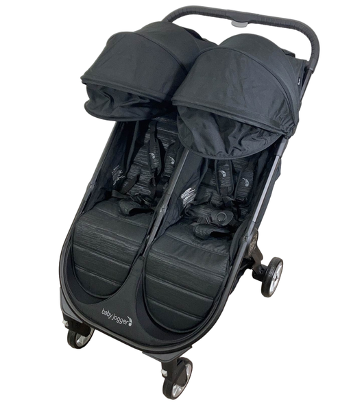 used Baby Jogger City Tour 2 Double Stroller, pitch black , 2022