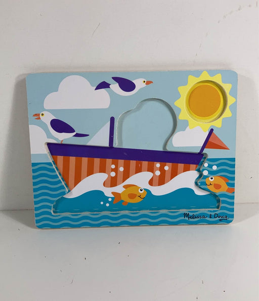 used Melissa & Doug Ocean Boat Wooden Puzzle