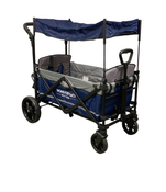 used Wonderfold X2 Push + Pull Double Stroller Wagon, 2022, Navy