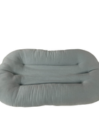 used Snuggle Me Organic Sensory Infant Lounger, Slate