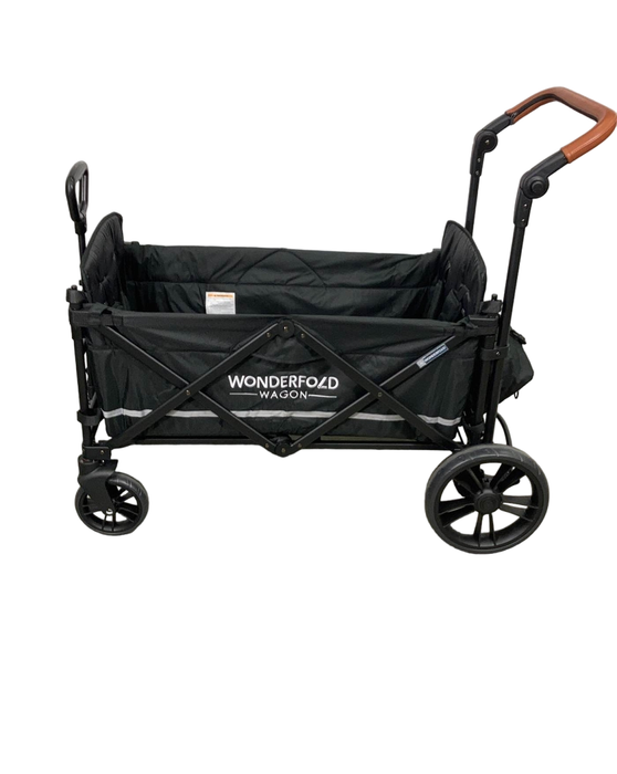 secondhand Wonderfold X2 Push + Pull Double Stroller Wagon, Stealth Black, 2022