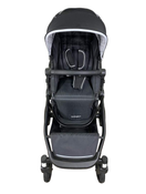 secondhand Mockingbird Single to Double Stroller, 2022, Matte Black with Matte Black Leather, Windowpane, Black