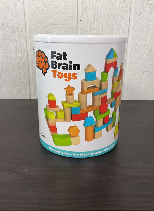 used Fat Brain Toys Wooden Block Set