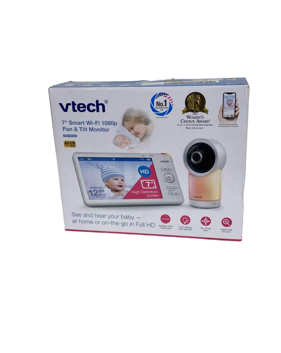 used VTech 7” Smart WiFi 1080p Pan & Tilt Monitor