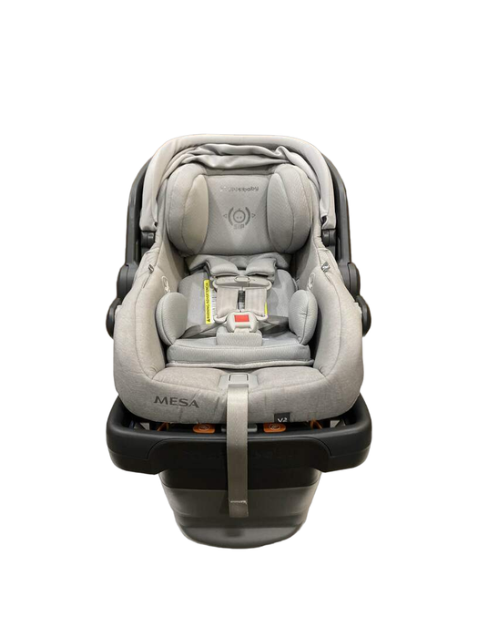 secondhand UPPAbaby MESA V2 Infant Car Seat, 2019, Stella (Grey Melange)