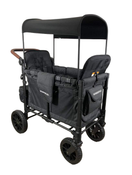 used Wonderfold W2 Luxe Multifunctional Double Stroller Wagon, 2023, Charcoal Black