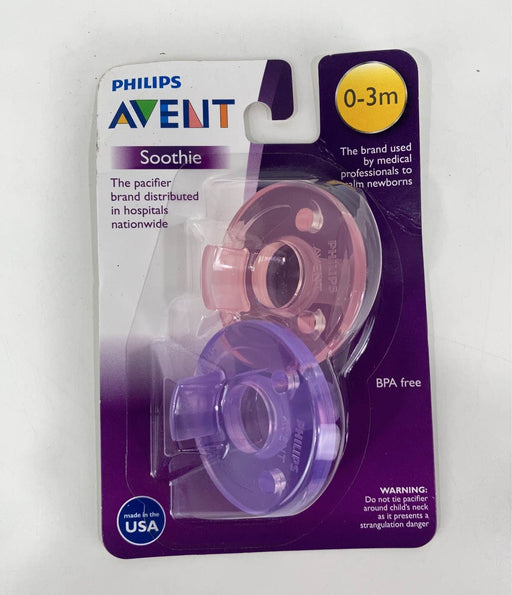 used Philips Avent Soothie Pacifiers, 0-3 Months, 2-Pack