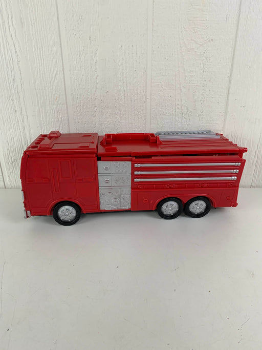 used Motormax Take Along Fire Station Play Set Carry Case