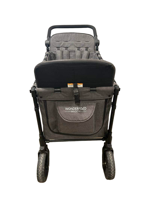 Wonderfold W4 Elite Stroller Wagon, Charcoal Gray, 2022