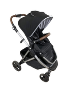 used Mockingbird Single Stroller, 2023, Black, Watercolor Drops, Silver With Penny Leather