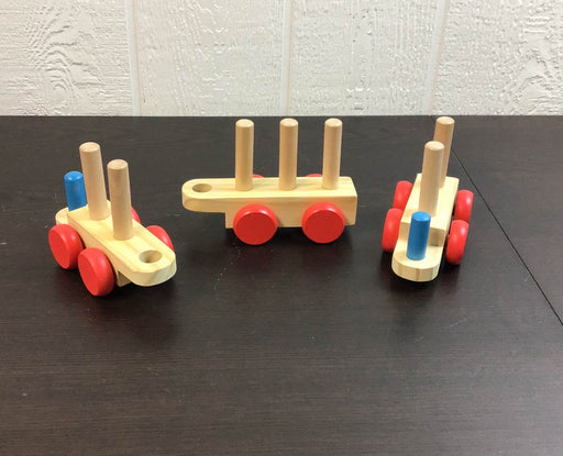 secondhand Melissa & Doug Wooden Stacking Train