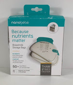 used Nanobébé Breastmilk Storage Bags 50-Pack