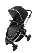 secondhand Mockingbird Single Stroller, 2023, Black, Windowpane, Silver With Black Leather