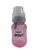 used Philips Avent Anti-Colic Bottles With AirFree Vent, 9oz, Pink, Single