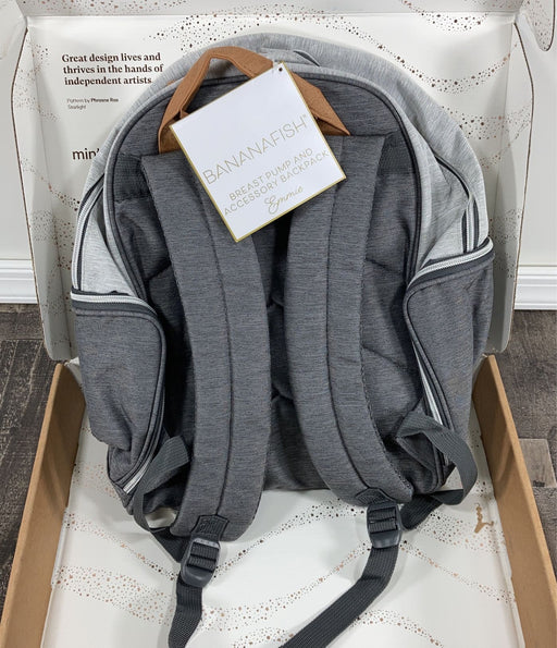 secondhand Bananafish Breast Pump Backpack, Light Grey