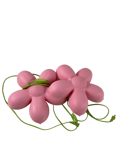 secondhand IKEA SMILA BLOMMA Wall Lamp Pink Flower, 2 Pack