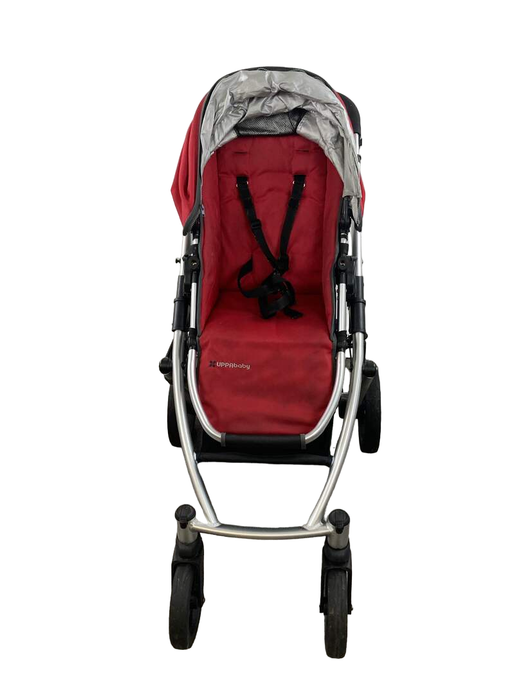 secondhand UPPAbaby VISTA Stroller, 2013, Denny (Red Melange)