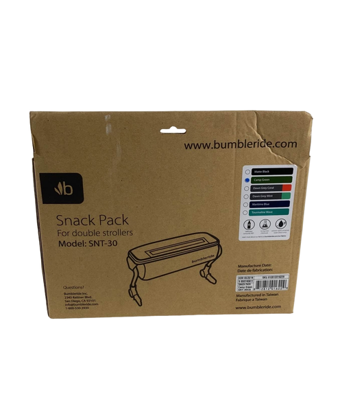 secondhand Bumbleride Snack Pack For Double Strollers, Camp Green