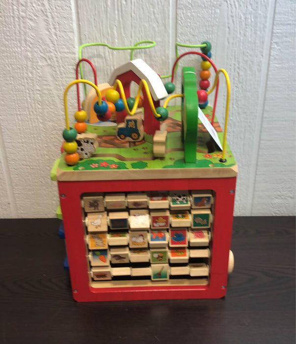 secondhand Battat Wooden Activity Cube