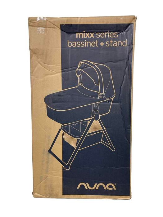 used Nuna MIXX Bassinet with Stand, Caviar