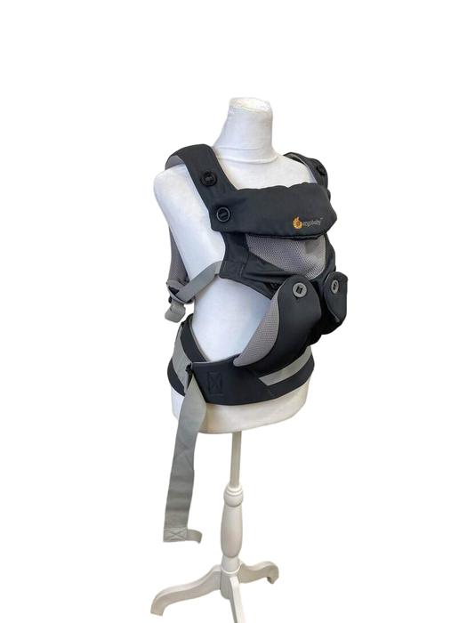 used Ergobaby Four Position 360 Baby Carrier, carbon grey